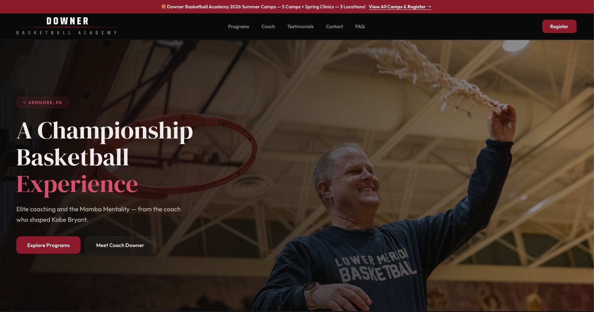 Gregg Downer Basketball Website