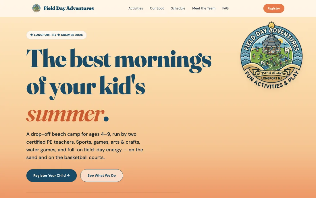 Field Day Adventures Website
